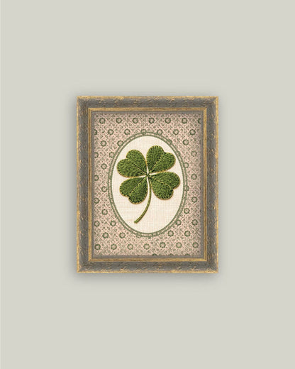 Embroidered Clover