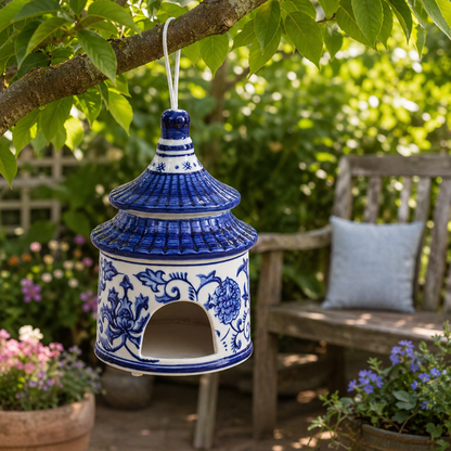 Chinoiserie Bird House