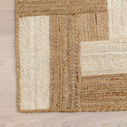 Florentina Geometric Links Jute Area Rug
