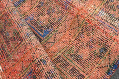 Vintage Turkish Runner, Red Bohemian Design