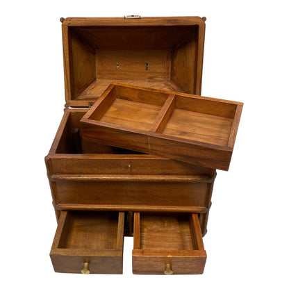 British Campaign Chest- Antique Vintage Style