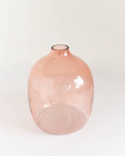 HEBRON HANDBLOWN HAMMERED GLASS VASES