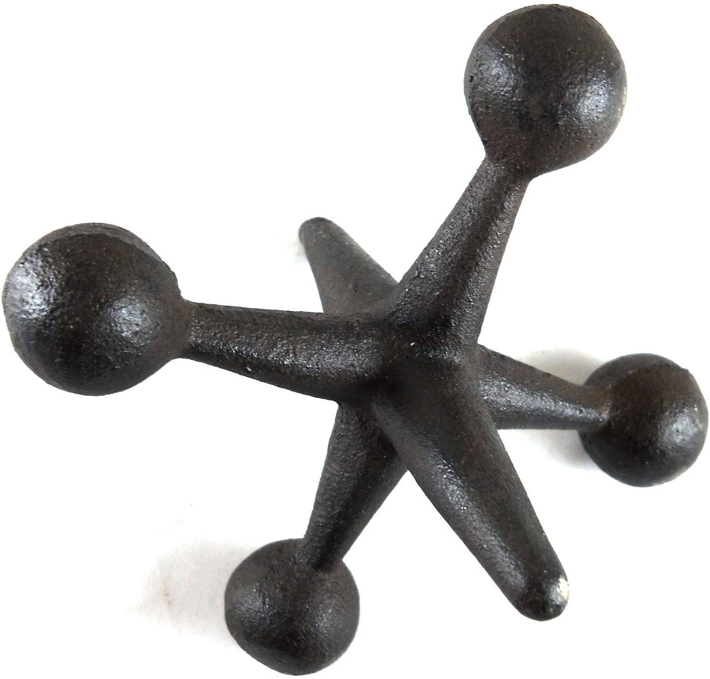 Cast Iron Jack Tabletop Home Accent, 5.25"