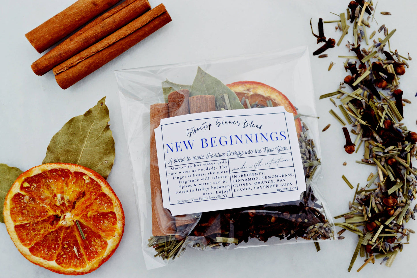 Simmer Pot Kit Stovetop Blend New Beginning January New Year