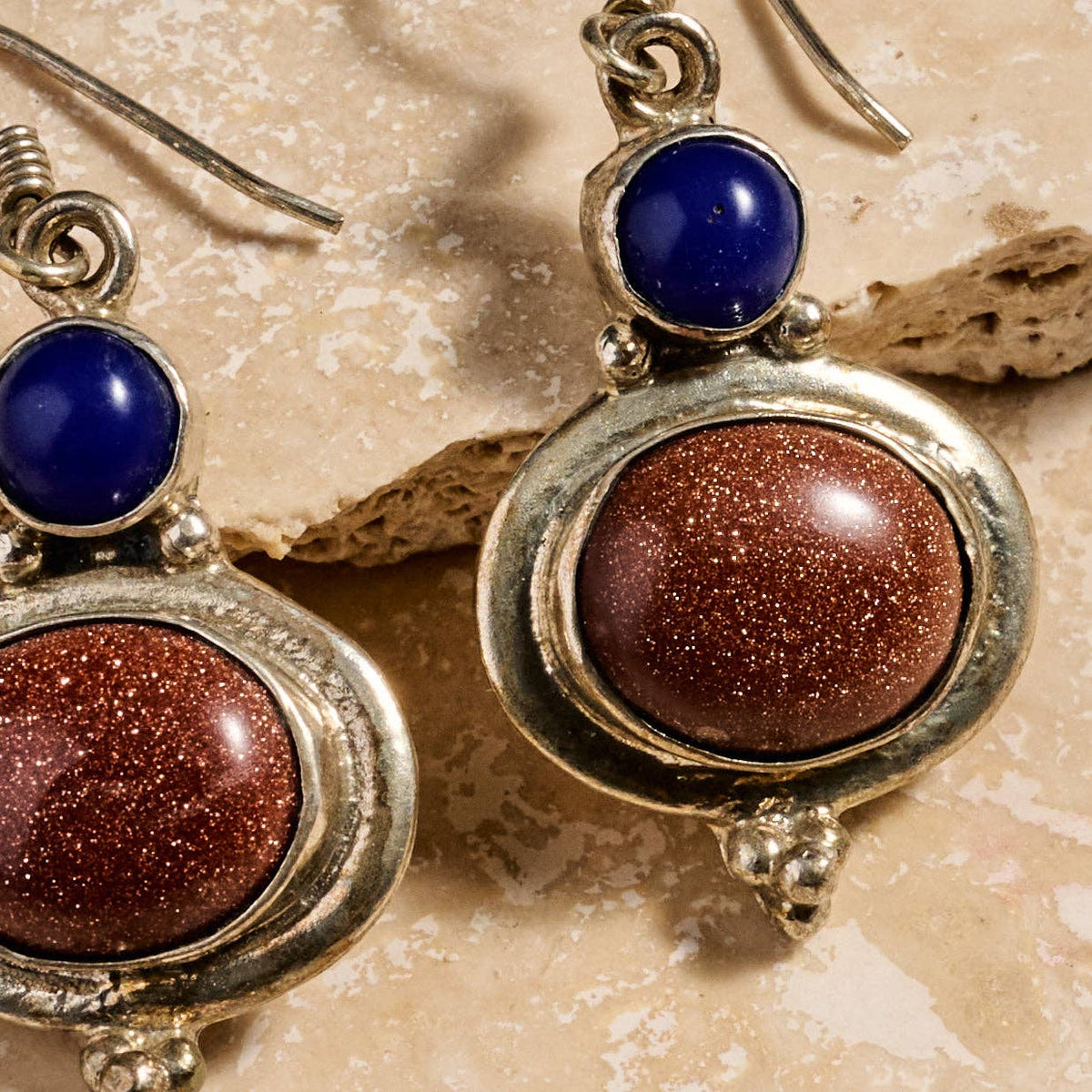 Styacka Mixed Stone Dangle Earrings