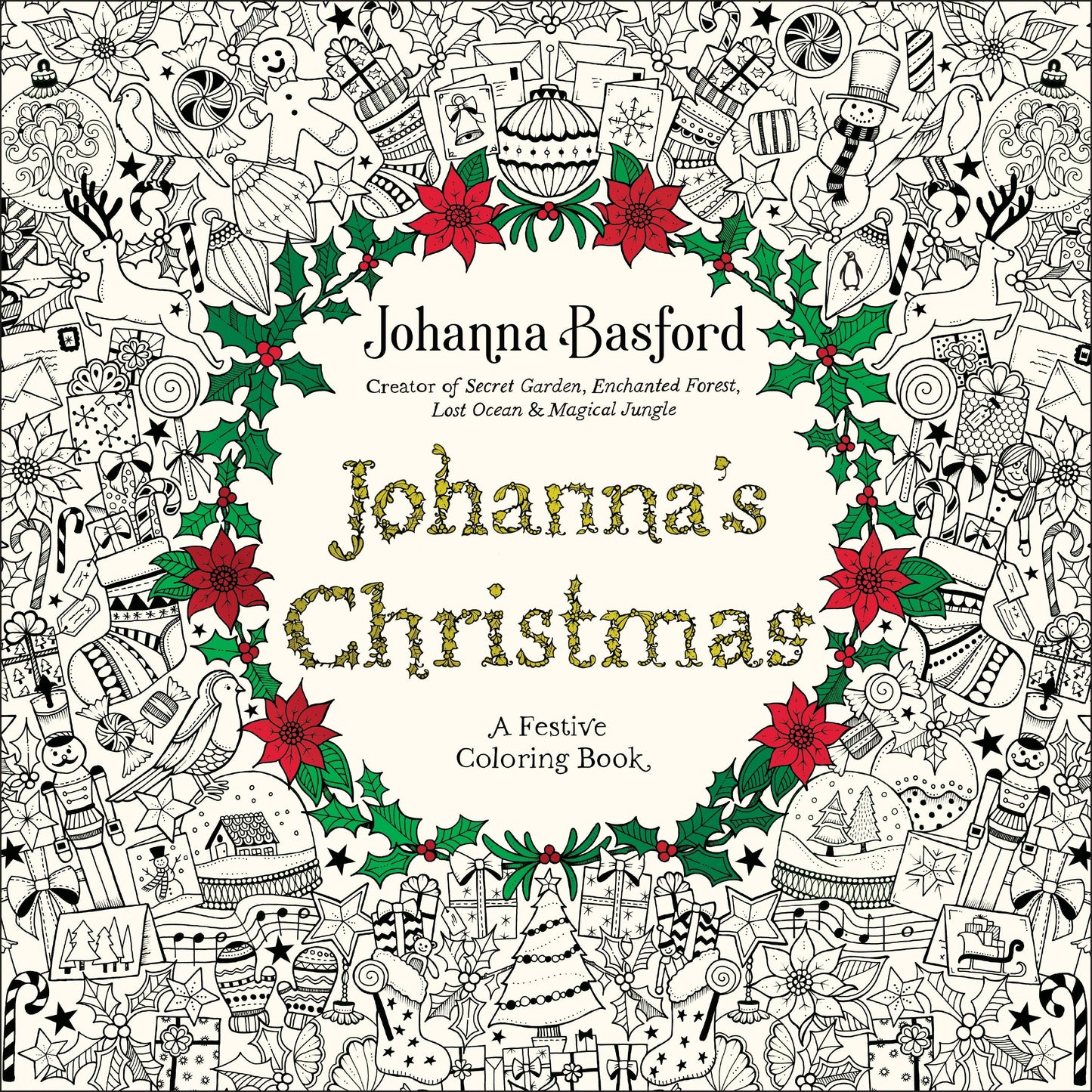 Johanna's Christmas A Festive Coloring Book for Adults