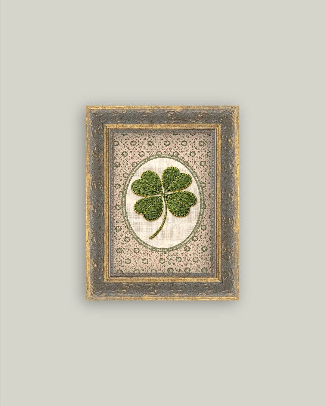 Embroidered Clover