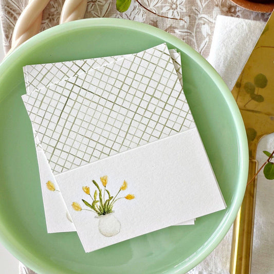 Tulips place cards