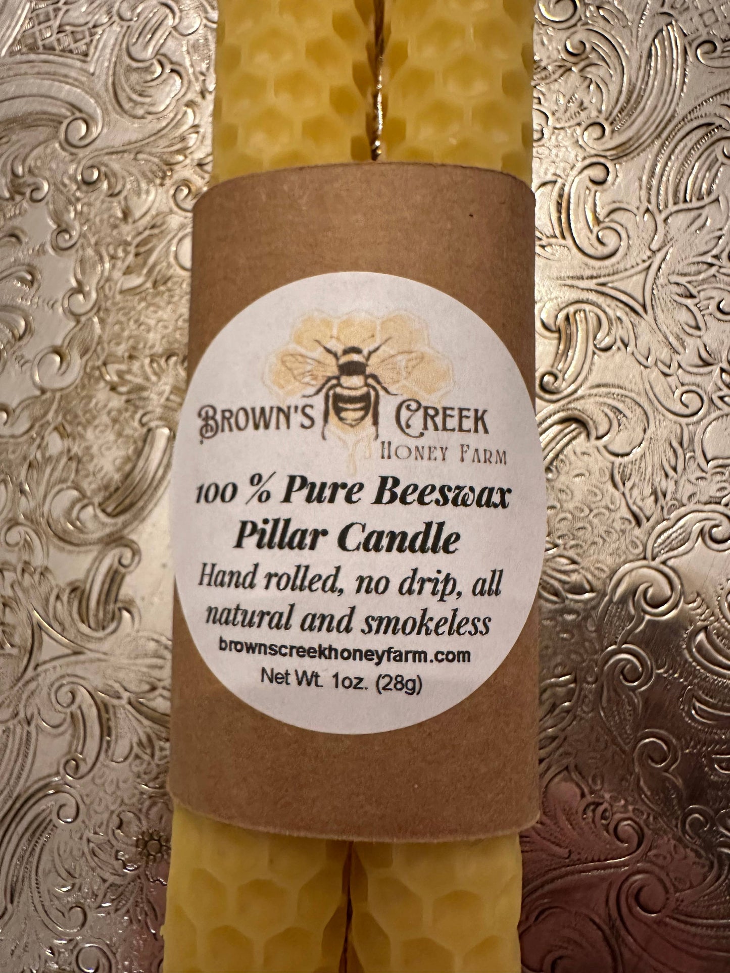 Beeswax Taper Candle (Set of two)