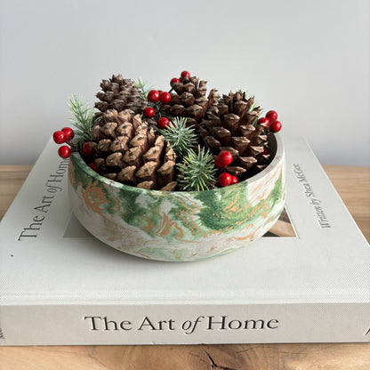 Daza - Decorative Concrete Bowl | Centerpiece Bowl 