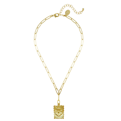 Dogwood Stamp Necklace
