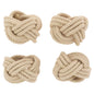 Sailors Knot Cotton Napkin Rings Set of 4