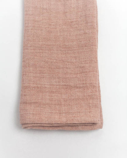 Stone Washed Linen Hemmed Dinner Napkin