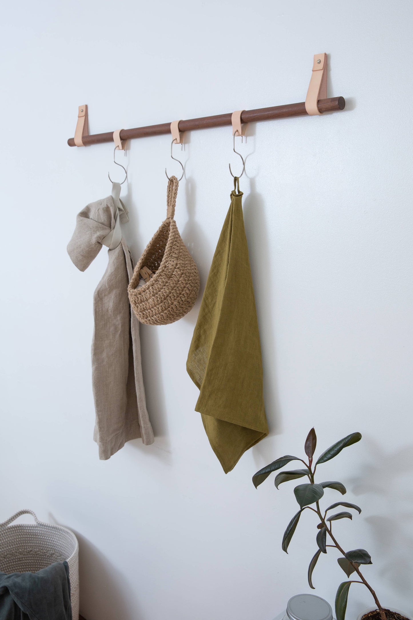 Leather Loops & Hooks [Set of 3]