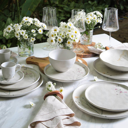 Campestre 16 Pieces Dinnerware Set, Stoneware, Service for 4