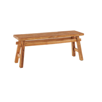 Rustic Brown Reclaimed Wood Bench