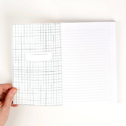 Notebook with Original Watercolor Artwork