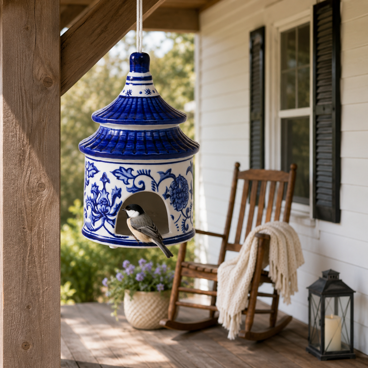 Chinoiserie Bird House