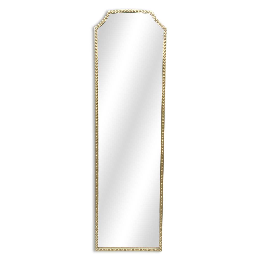 Gold Beaded Mirror