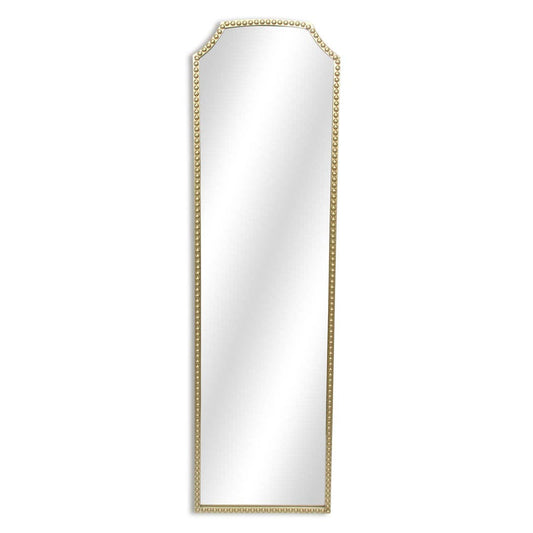 Gold Beaded Mirror
