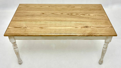 French cottage coffee table,French farmhouse,Harvest table 