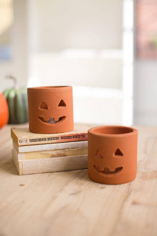 TERRACOTTA JACK-O-LANTERN - short