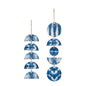 Transpac Short Dol Shibori Wall Hanging Set 2 Spring Décor