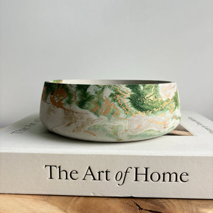 Daza - Decorative Concrete Bowl | Centerpiece Bowl 