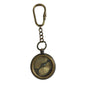 Brass Compass Keychain