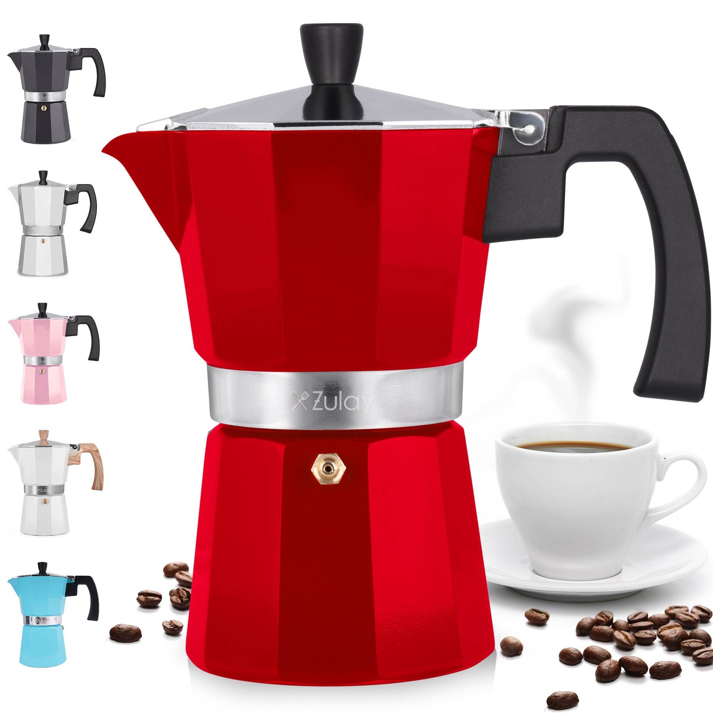 Stovetop Espresso Moka Pot - Italian Coffee Maker