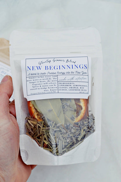 Simmer Pot Kit Stovetop Blend New Beginning January New Year