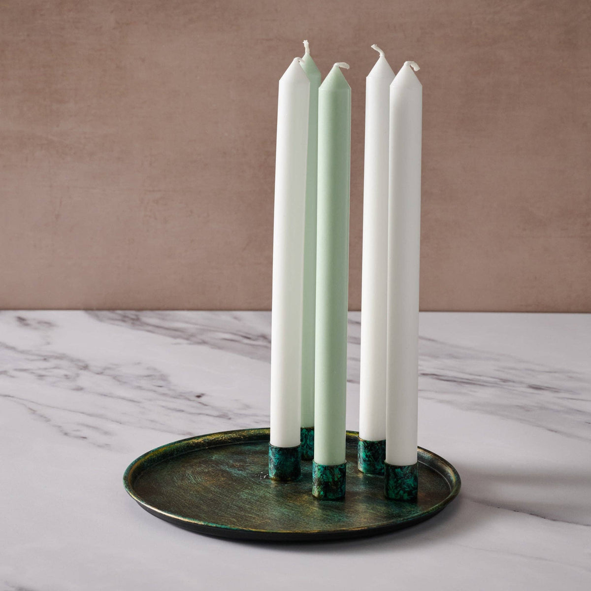 Mashal Iron Taper Candle Holder Plate