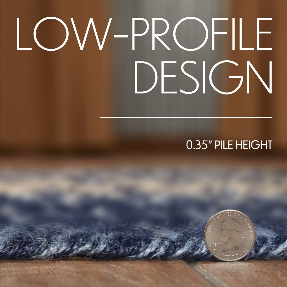 Bone Rug Small - blue
