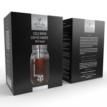 Cold Brew Coffee Maker - 1.5 Liter, Shatter-resistant Glass