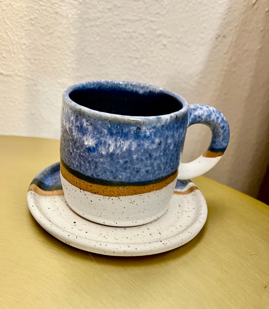 Espresso Cup & Saucer by Lois Harvey