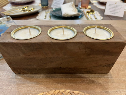 Sugar Mold - 3 Hole - With 100% Soy Candles