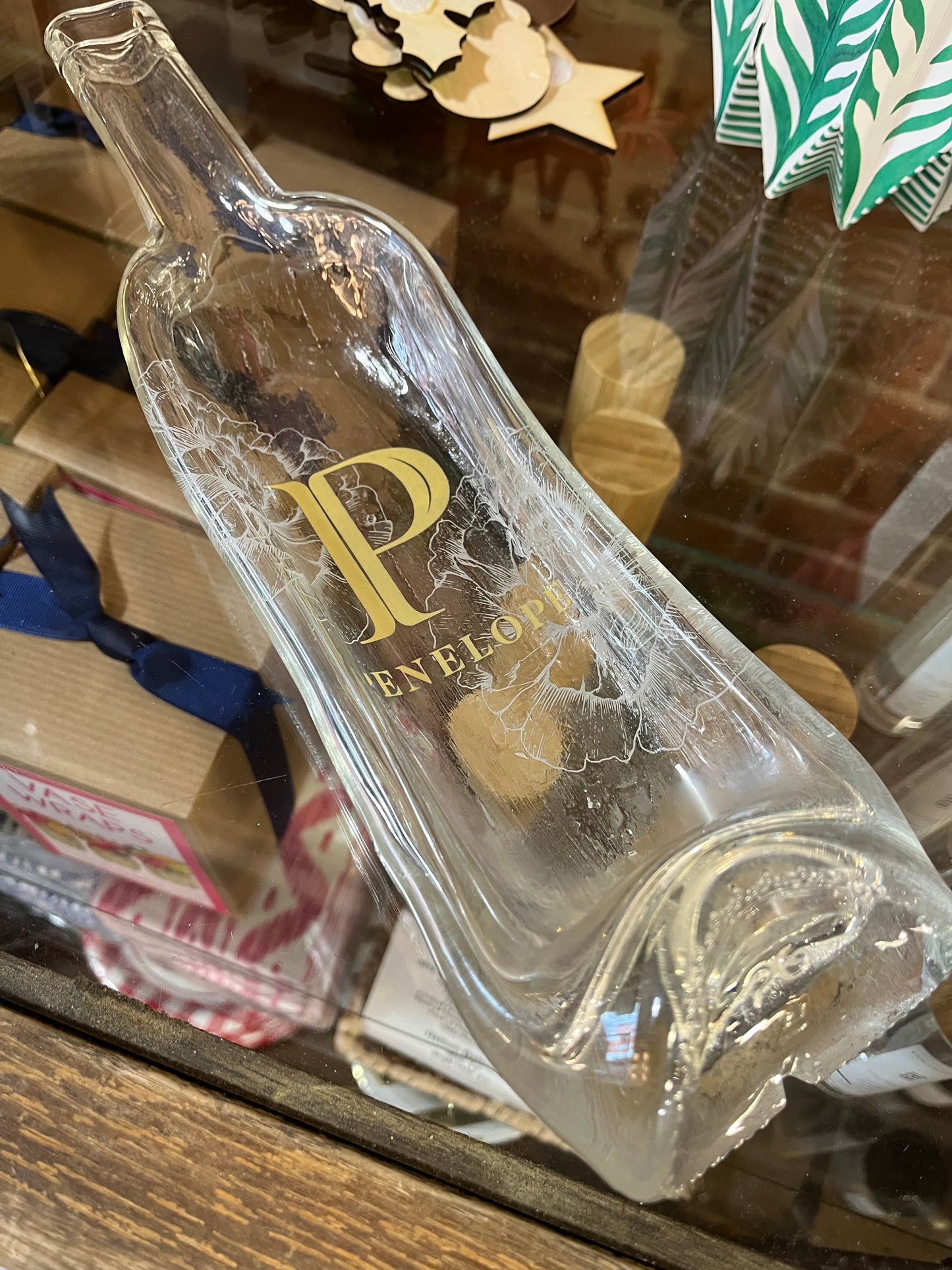 Slumped Glass Bottle