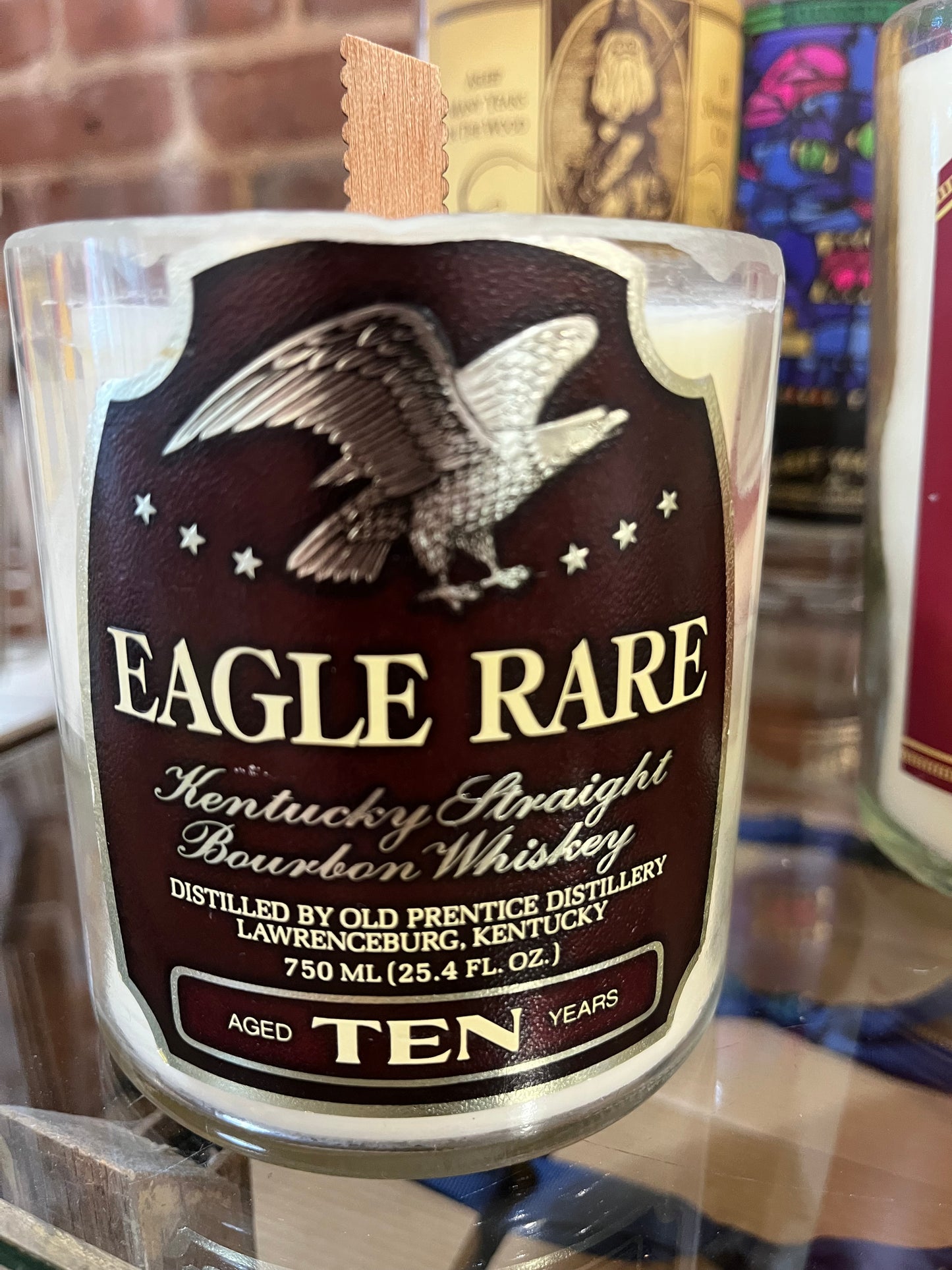 Bourbon Bottle Candle - Black Cedar