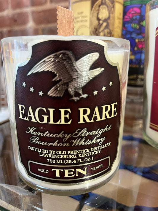 Bourbon Bottle Candle - Black Cedar