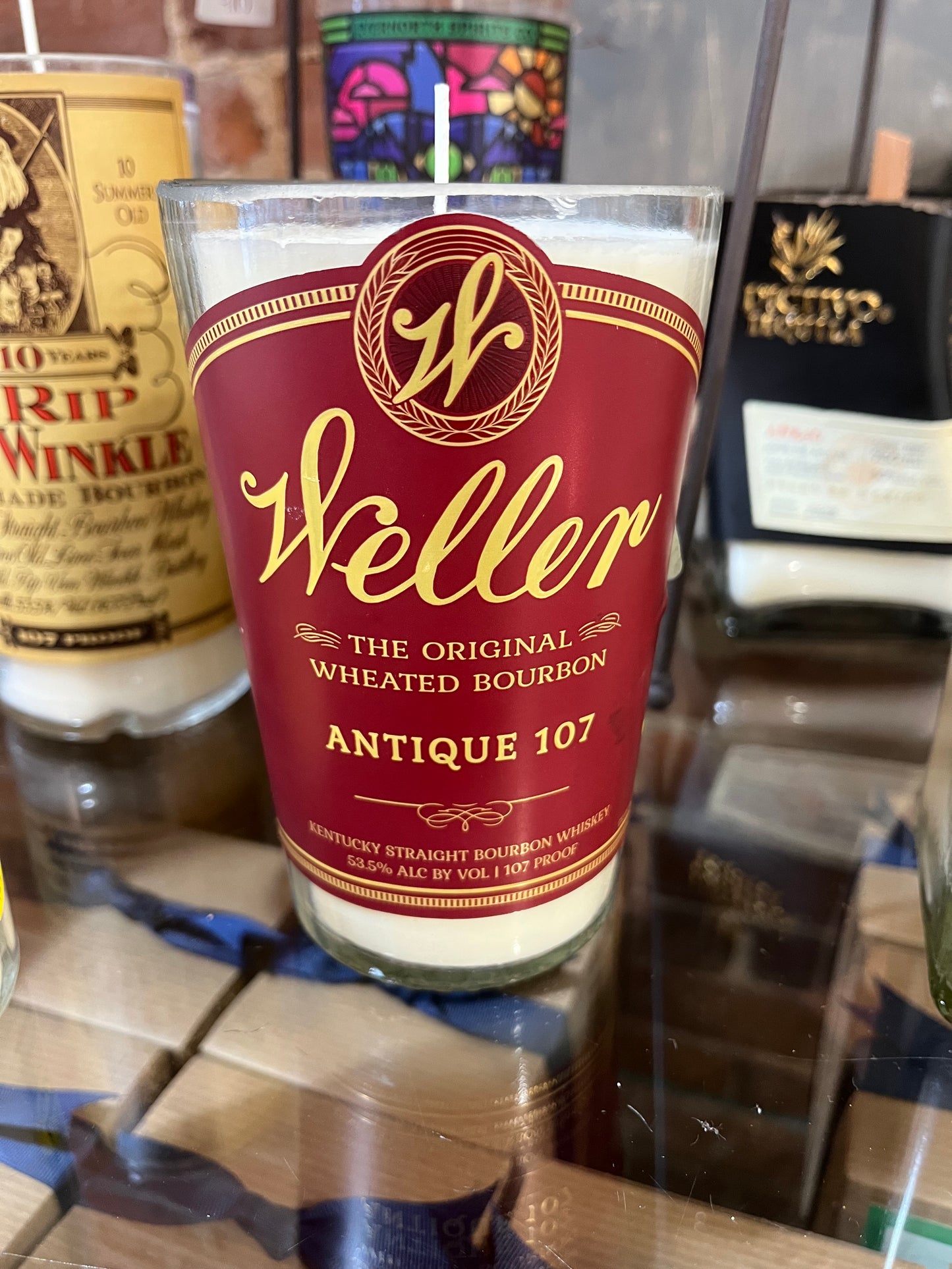Bourbon Bottle Candle - Desert Origins