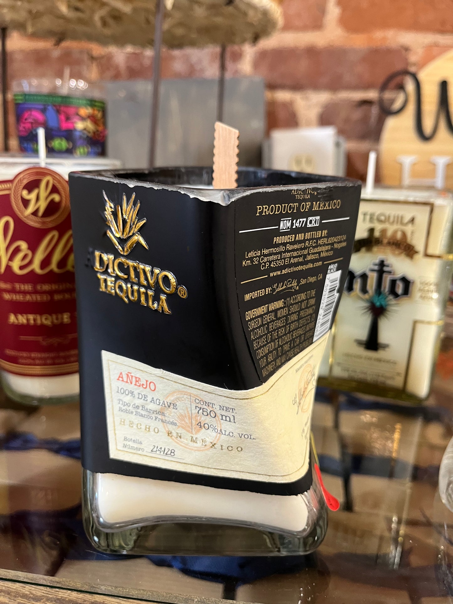 Tequila Bottle Candle - Cactus & Sea Salt