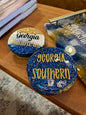 Resin GSU Coasters - set of 4