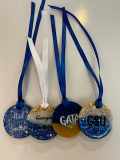Small Resin GSU Ornament