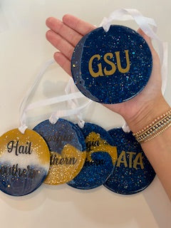 Large Resin GSU Ornament