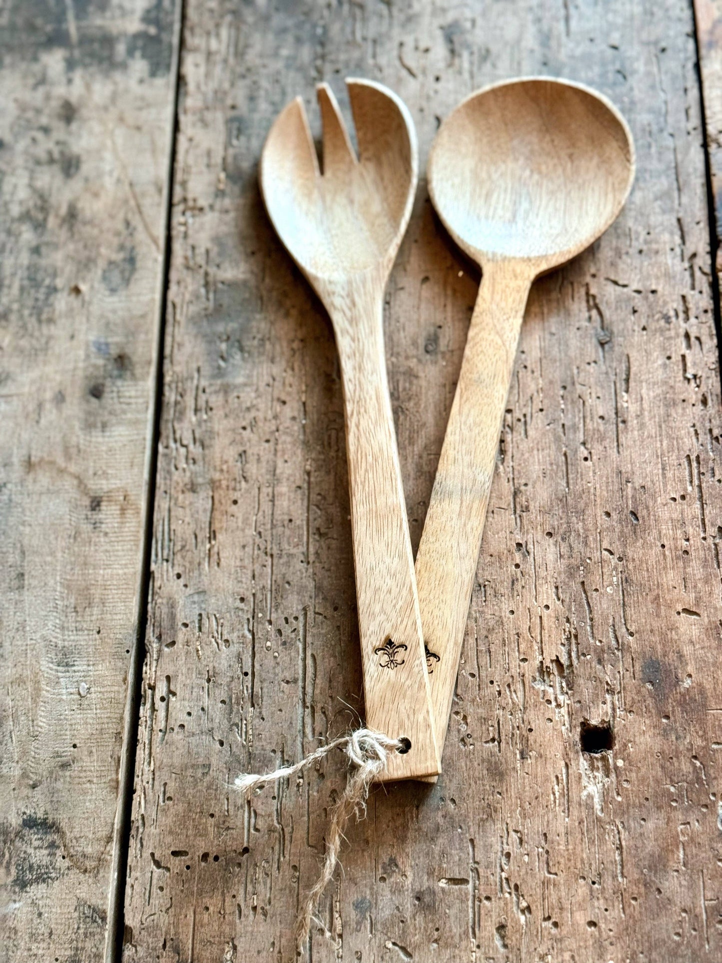 Handmade Mango Wood Serving Spoons