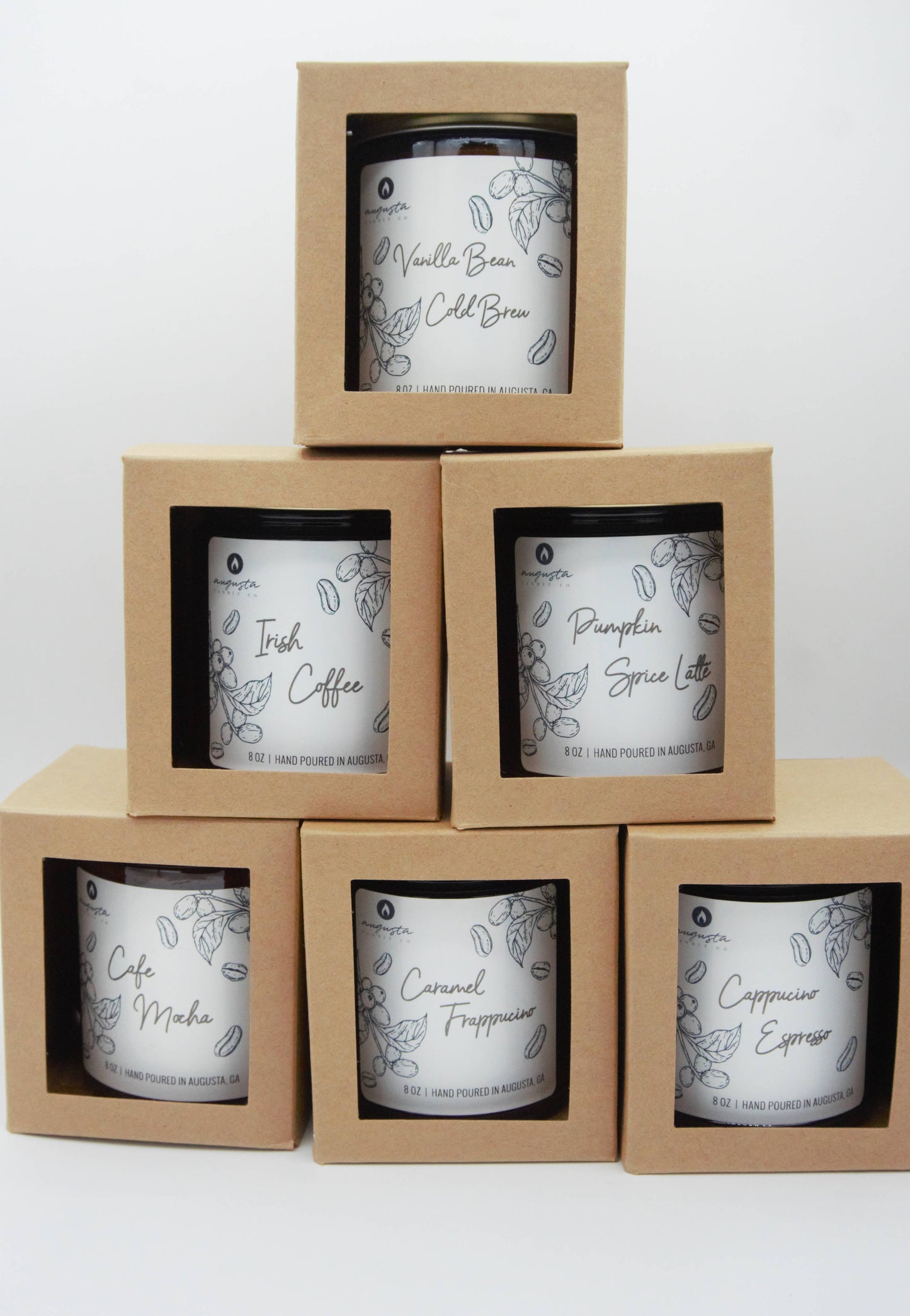 8 oz candles - Coffee Blend Collection