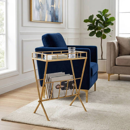 Gold Mirrored Table