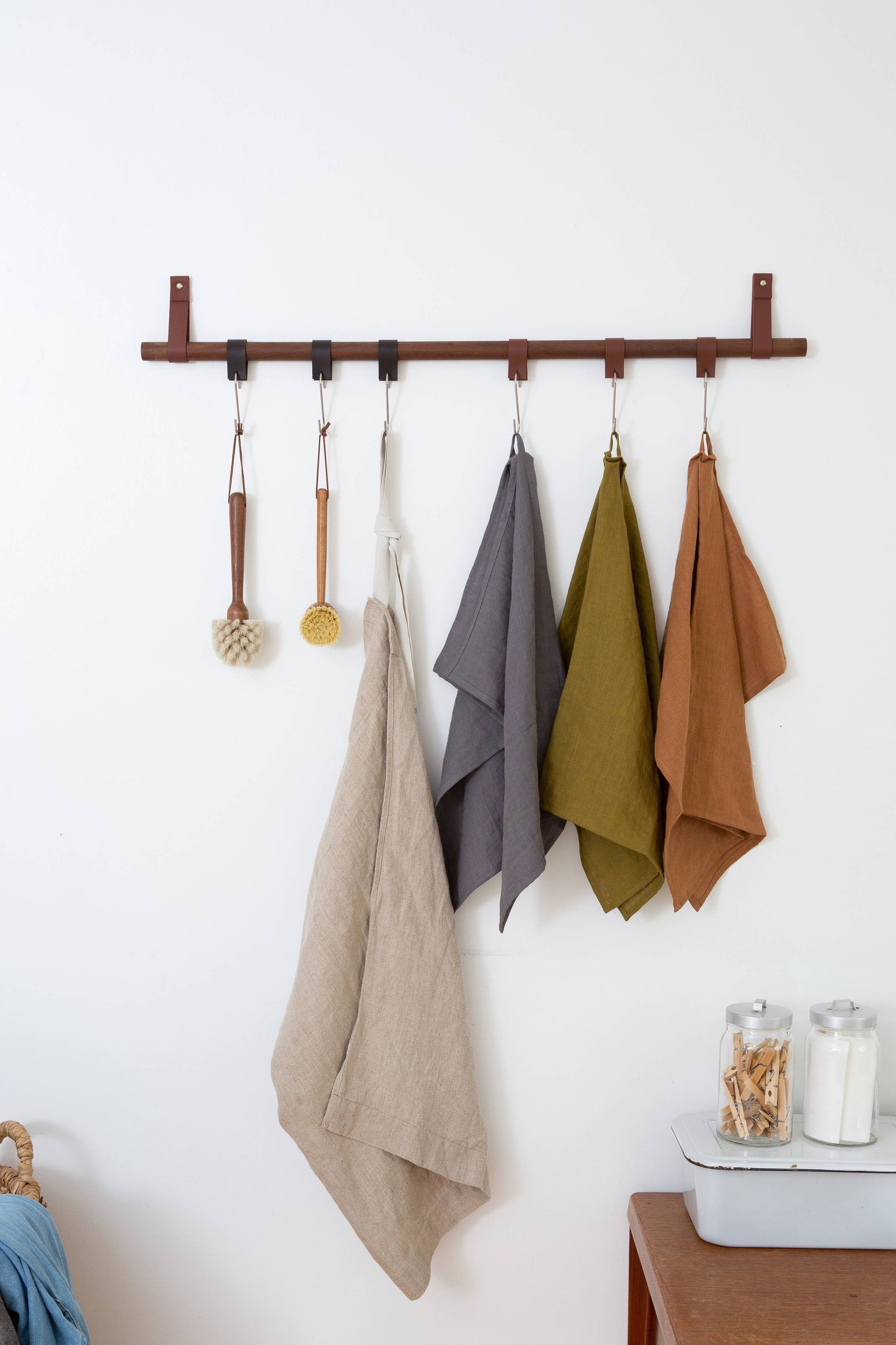 Leather Loops & Hooks [Set of 3]