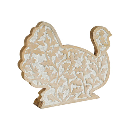 Turkey Wood Figurine