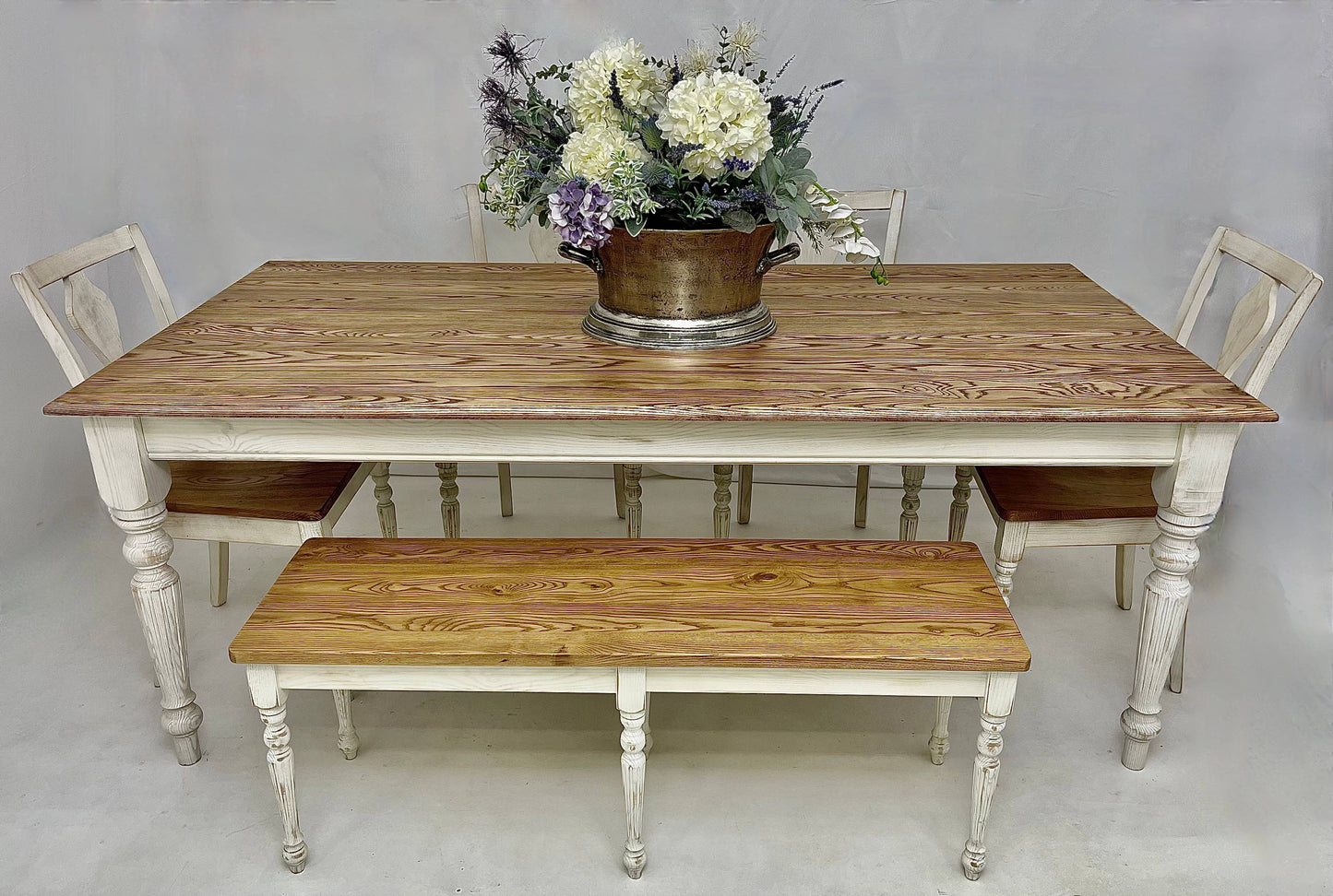 Bench, french, modern farmhouse, solid wood, accent, kitchen